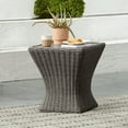 thumbnail image 5 of CHITA Steel and Wicker Outdoor Swivel Glider Chair - Set of 5, Blue, 5 of 15