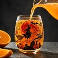 thumbnail image 6 of AuroraX Halloween Cups Plastic Witches Glass Coffee Cups with Lids,Personalized Funny Clear Gift for Halloween Holiday, 6 of 8