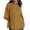 Gold, variant on Navy S WIZUTIZ Tops for Women Trendy Oversize Vintage Cozy Style Shirts Short Sleeve Comfy Crew Neck Blouse Plus Ladies Linen Tshirts Summer-Beach Loose Fit T-shirt Lightweight Solid Tshi
