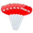 thumbnail image 1 of Paterson USA Heart Love Cupcake Picks Toppers - Set of 6, 1 of 1