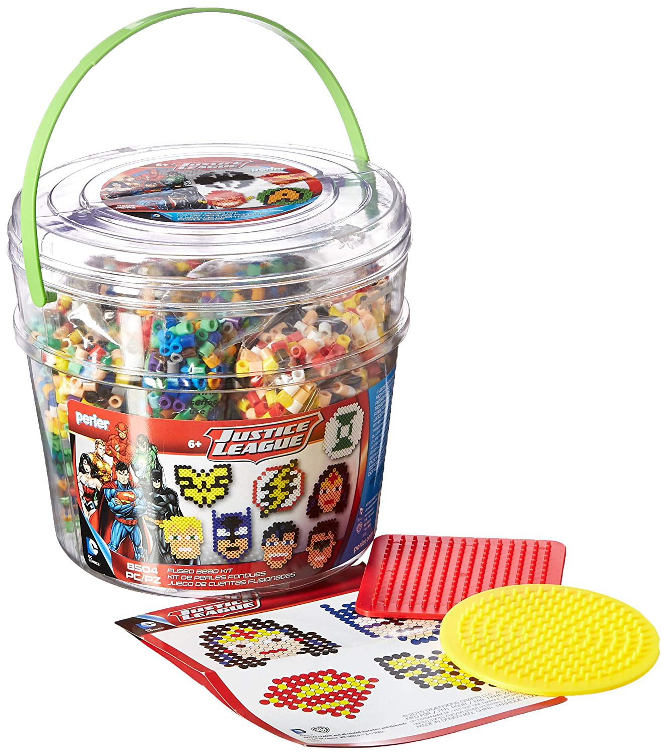 Large Bucket 8,500-pieces Colourful Melt Beads 
