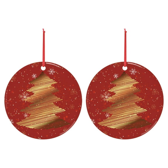 Gcvizuso Christmas Ornaments Clearance! Christmas Hanging Decorations, Personalize Shaped Embellishments Hanging Ornaments For Christmas Decoration