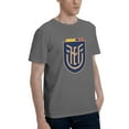 thumbnail image 2 of Ecuador National Football Team Fashion Men'S Basic Short Sleeve T-Shirt Deep Heather Medium, 2 of 5