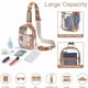 thumbnail image 5 of Wosthever Bolsa transparente para conciertos con correas ajustables, bolsas transparentes para eventos en estadio, bolsa transparente para Ropa Deportiva, Zapatos negro, 5 of 6
