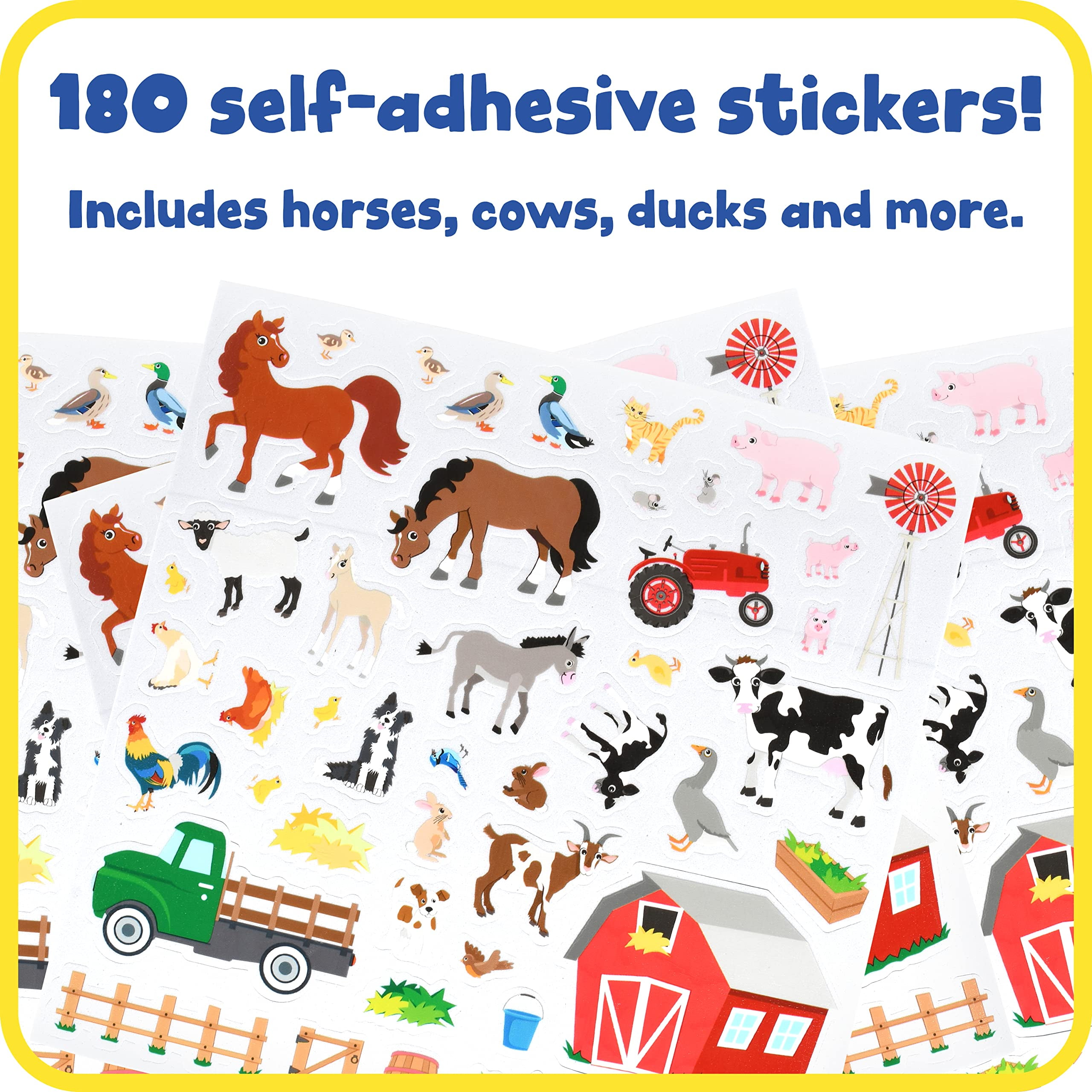 CE-10120 - Foam Stickers - Farm by Learning Advantage
