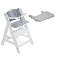 thumbnail image 1 of hauck Alpha+/Beta+ Plateau de Chaise Haute & Coussin de Siège de Luxe, Gris, 1 of 11