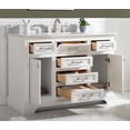 thumbnail image 3 of Design Element Milano 48" Single Sink Bathroom Vanity in White, 3 of 10