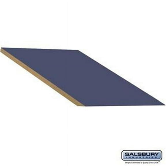 SalsburyIndustries 24 in. Deep Extra Wide Designer Wood Locker In-Line Sloping Hood Filler - Blue