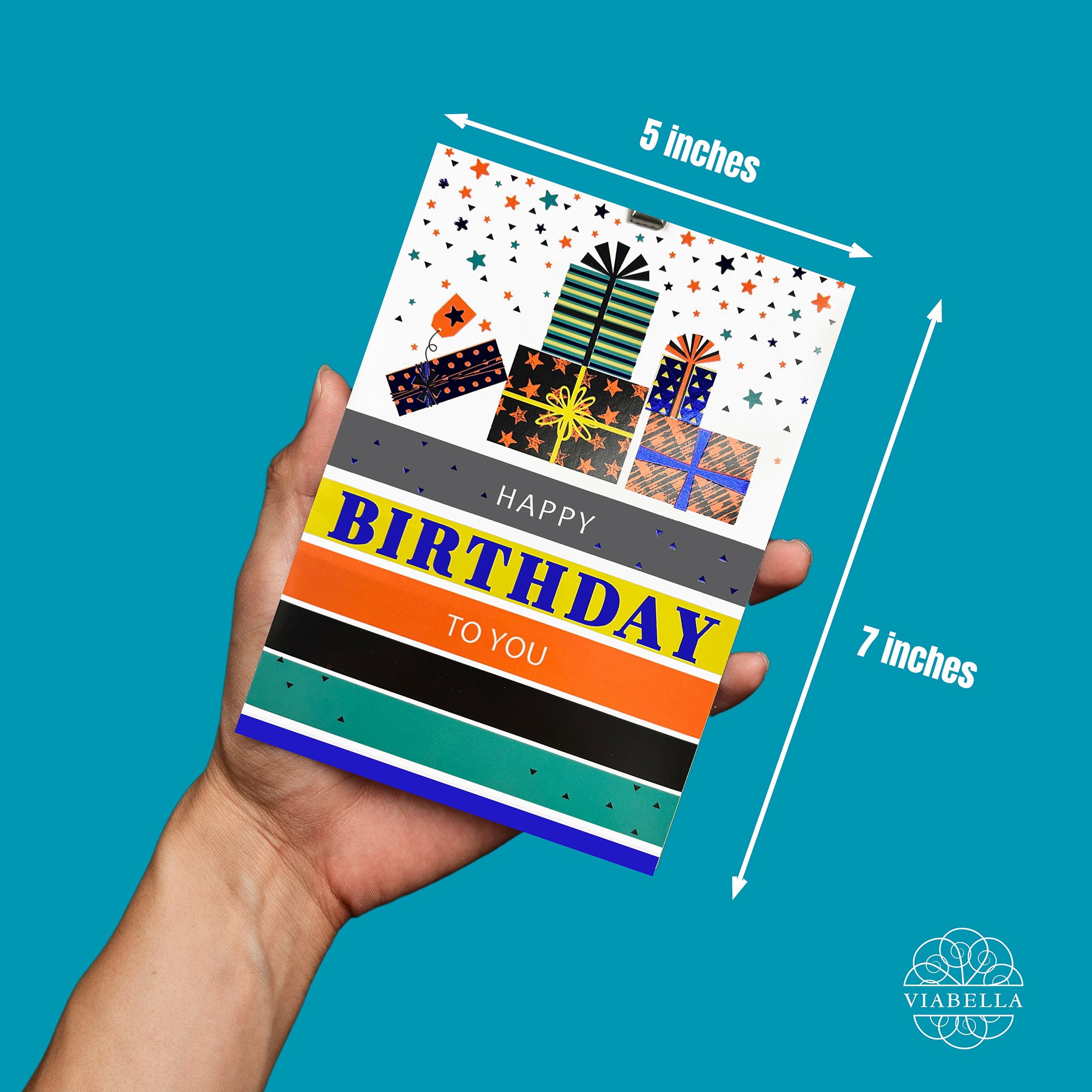 Viabella Birthday Card -Presents