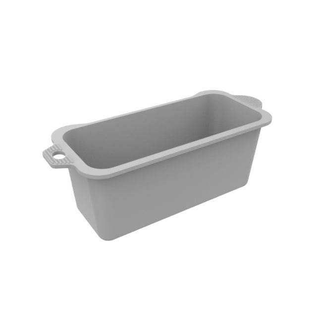 Bewildely Bandeja que cuece esencial de la barbacoa al aire libre del gel de silicona para la barbacoa del silicón del colector que asegura la Cocina y Comedor gris