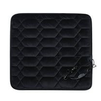 SLYNSHome Heated Car Seat Cushion, 12V/24V Portable Car Heating Pad Back, Heating And Ventilation Function Winter Driving