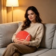 thumbnail image 4 of Holloyiver Tennis Ball Plush, 7.8 Inch Round Tennis Ball Pillow Fluffy Tennisball Throw Pillow Stuffed Plushies Sport Theme Gifts for Couch Sofa Bedroom Bed Decorations, 4 of 7
