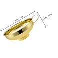 thumbnail image 2 of unbranded Embudo De Acero Inoxidable Dorado Con Boca Ancha Ideal Para Frascos Y Jarros Cocina, 2 of 8
