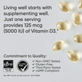thumbnail image 5 of Sports Research® Vitamin D3 5000 IU with Coconut MCT Oil - High Potency Vitamin D Supplement (30 Softgels), 5 of 8