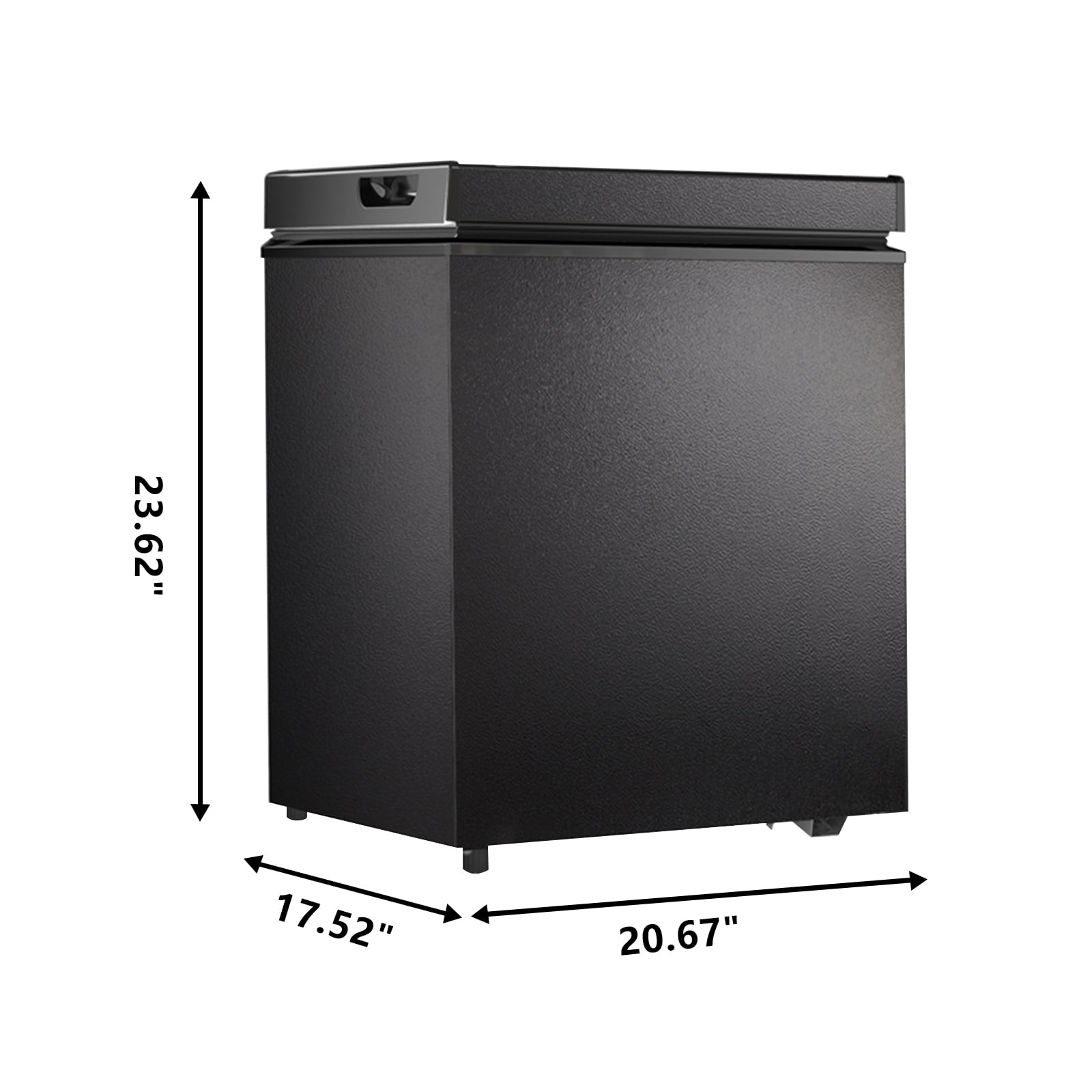 KNDKO 1.8cu.ft. Chest Freezer with Adjustable Temperature, Free Standing Top Open Door Compact Freezer with Removable Basket for Kitchen/Home/Bar/Garage/Office