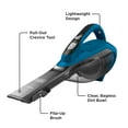 thumbnail image 2 of BLACK+DECKER Lithium Hand Vacuum (Ocean Blue), HLVA315J22, 2 of 8
