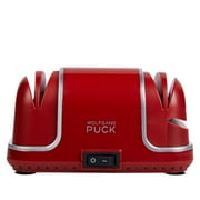 Restored Wolfgang Puck Compact Electric Knife Sharpener 748-400 Red (Refurbished)