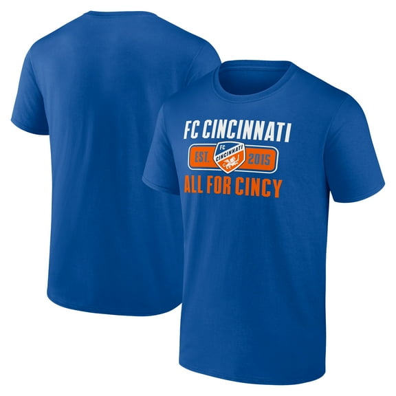 Men's Royal FC Cincinnati Hometown Collection Blind Side T-Shirt
