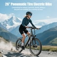 thumbnail image 4 of 2Pack ASKGO Electric Bike for Adults, Peak 1500W 30mph 48V 10.5Ah Mountain Ebike,26 in All-Terrain Off-Road Ebike UL2849, 4 of 10