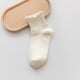 thumbnail image 5 of 2 Pairs Fashion Korean Japanese Harajuku Cute Cotton Socks Women Spring Summer Girl Solid Color Ladies Short Sock Set For Women, 5 of 5