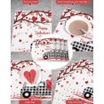 thumbnail image 5 of Valentines Placemats Love Heart Leaf Tree Branch Valentines Day Place Mats for Dining Room Truck Roses Washable Table Mats for Kitchen Dining Decorations Set of 6, 5 of 5