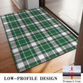 thumbnail image 3 of Green and White Checkered Pattern Washable Non Slip Indoor Door Mat, Decorative Entry Rug for Entrance, Bedroom, Kitchen, Bathroom, 20"x32", 3 of 6