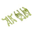 thumbnail image 4 of Brazos de suspensión inferior superior delantera trasera de aleación de aluminio para coche Traxxas 1/10 MAXX 2,0 RC verde, 4 of 12