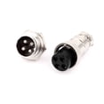 thumbnail image 2 of 4 Sets  Joint Aviation Connector Male Female Plug GX16-4 16mm 4 Pin, 2 of 4