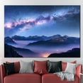 thumbnail image 2 of Above Clouds Wall Decor, Above The Clouds Poster, Space Printed Canvas, Sky Canvas, Cosmos Wall Art, Milky Way Poster, Landscape Wall Decor, Canvas Wall Decor - Gallery Wrapped, 2 of 9