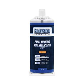 BodyShop Essentials Panel Bond 20 Adhesive 50ml Cartridge & Two Application Mixing Nozzles