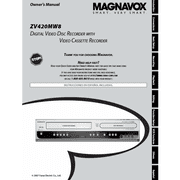 Restored Magnavox ZV420MW8 DVD/VCR Combo Recorder w/ Remote, Manual, A/V Cables, HDMI Converter