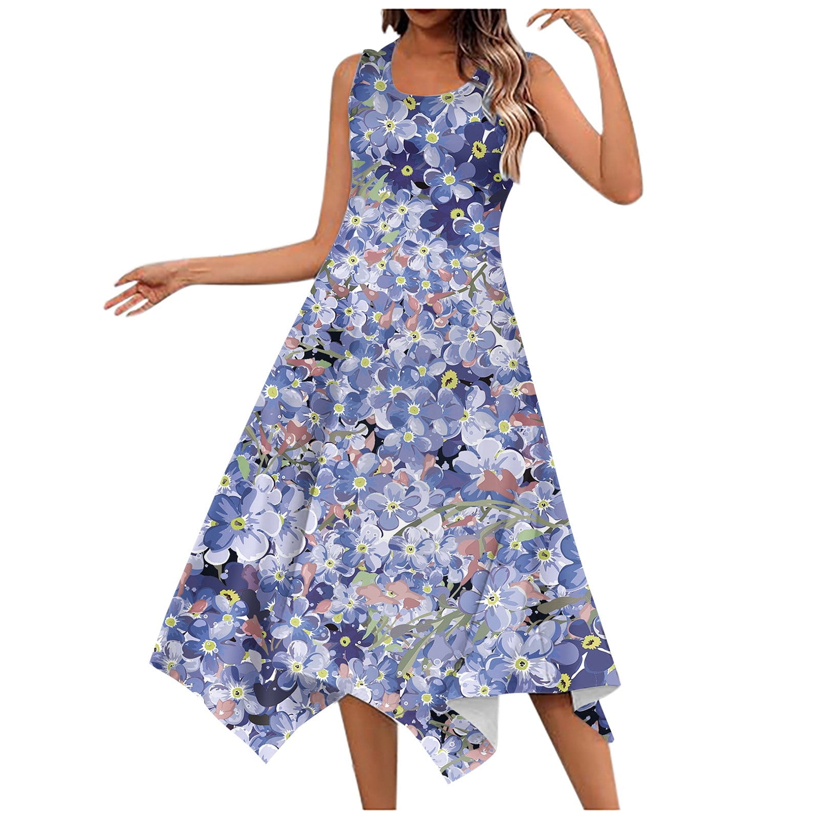 Sexy Gradual Change Print Sequins Asymmetrical O Neck Irregular Dress Dresses Sexy Gradual Change Print Sequins Asymmetrical O Neck Irregular Dress Dresses