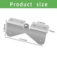 4Pcs Gutter Extension Hinge, Downspout Extension FlipUp Hinge