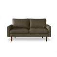 thumbnail image 3 of Enor Furniture Clairmont 70" Upholstered Fabric Sofa with Square Arm in Bronze, 3 of 21