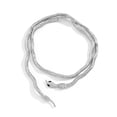 thumbnail image 2 of Collar gargantilla de serpiente con diseño brillante, moderno y curvo, para mujeres y niñas, 2 of 14