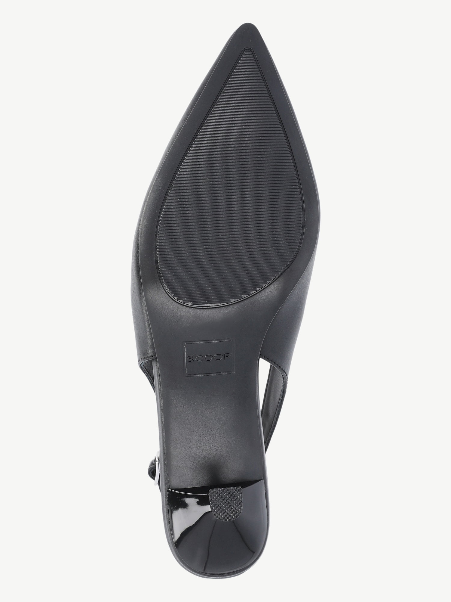 Scoop Women's Slingback Kitten Heels with Lace Up Accents