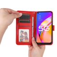 thumbnail image 5 of Funda tipo cartera GANGXUN para OnePlus Nord N200 , diseño girasol, cuero PU, soporte, cierre magnético, tarjetero, 5 of 5