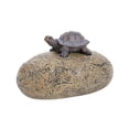 thumbnail image 4 of Ocultador de llaves Zulema Piedra Tortuga decoración de jardín caja de almacenamiento de seguridad, 4 of 8