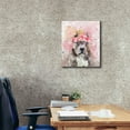 thumbnail image 3 of Epic Graffiti 'Flower Crown Pit Bull' by Furbaby Affiliates, Canvas Wall Art, 20"x24", 3 of 8