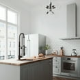 thumbnail image 6 of VIGO Zurich Single Handle Pull-Down Sprayer Kitchen Faucet in Matte Black, 6 of 11