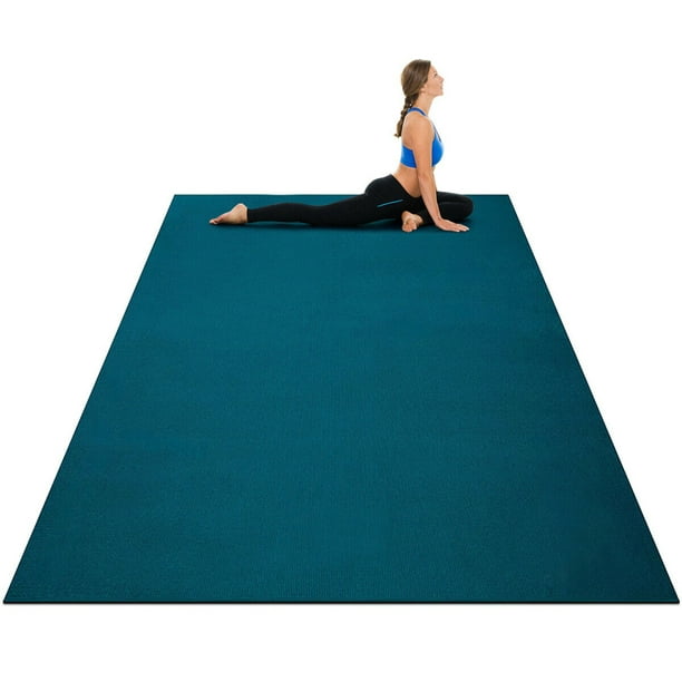 PowerMax Fitness 4mm thick Premium Exercise Blue Colour Yoga Mat,  Ultra-Dense Cushioning for Support and Stability in Yoga, Eco-Friendly  Non-Slip Yoga Mat for Gym and Any General Fitness(Made In India) :  