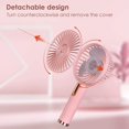 thumbnail image 5 of Mini Ventilador Portátil, Ventilador Recargable Usb De Mano, Ventilador De Escritorio Ajustable De Tres Velocidades Para Viajes En El Hogar Y La Oficina seitruly EL017686-03, 5 of 5