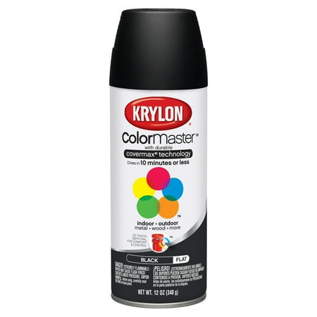 Krylon Colormaster Flat Black