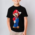 thumbnail image 6 of Super Mario T-Shirts for Boys Girls, Kids 3D Print Short Sleeve, Unisex Crew Neck Tee Shirts for Youth, 6 of 9