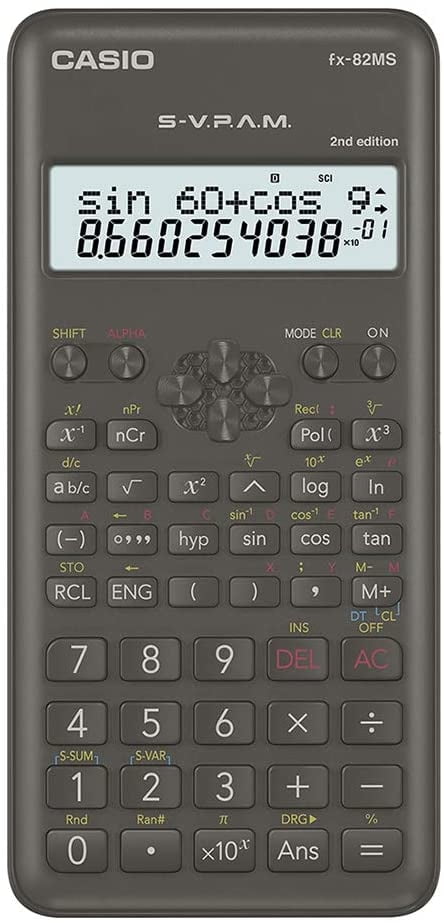 Casio FX 82MS 2 Edicion Calculadora Cientifica Casio Casio Walmart en linea