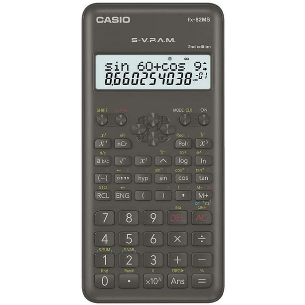 Casio FX 82MS 2 Edicion Calculadora Cientifica Casio Casio Walmart en linea