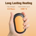 thumbnail image 3 of Rechargeable Hand Warmers Pack Portable Heating Pads For Winter Sports And Daily Use With Extended Eight Hour Battery Life, 3 of 3