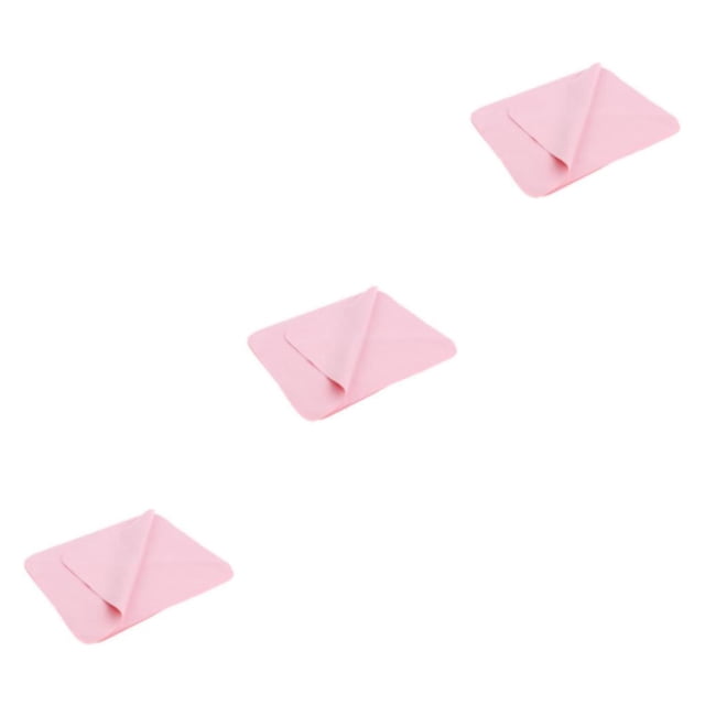 letairis 10 Premium Microfiber Eyeglasses Camera Lens Cell Phones Cleaning Cloths Pink 3Set