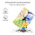 thumbnail image 3 of iPad Pro 11" 2020 Case, Allytech PU Leather Corner Protection Auto Sleep Wake Cards Slots Folio Shockproof Multi Angle Viewing Stand Case Cover for Apple iPad Pro 11 2nd Generation, Colorful Tree, 3 of 8