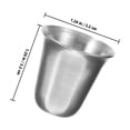 thumbnail image 2 of SHOWERORO 10 Pcs Gobelets en Acier Inoxydable Finition Élégante pour Bars à Domicile, 2 of 8